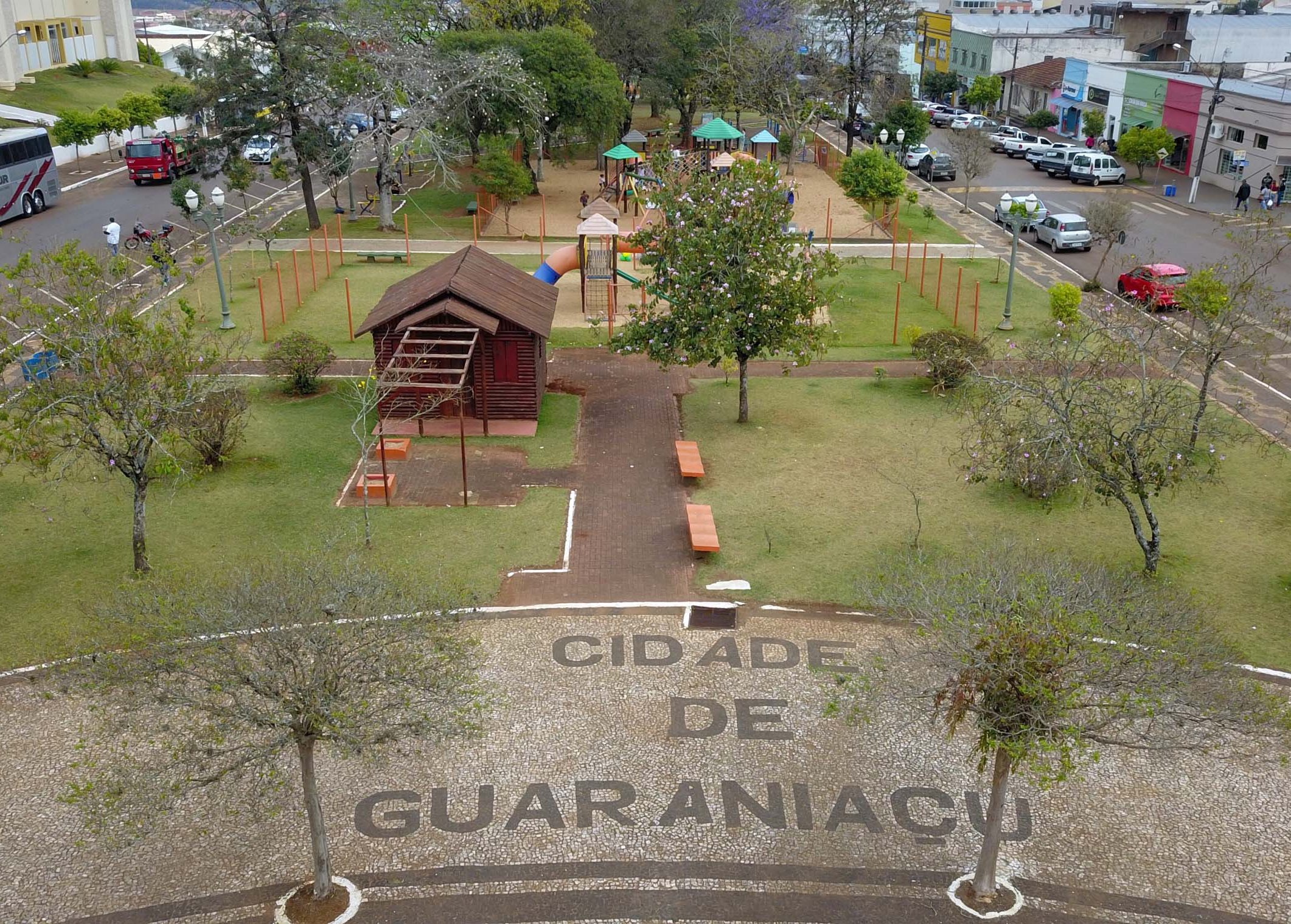 Vista da sede urbana de Guaraniaçu, município da Região Oeste do Paraná. Foto: José Fernando Ogura/Agência Estadual de Notícias - Divulgação