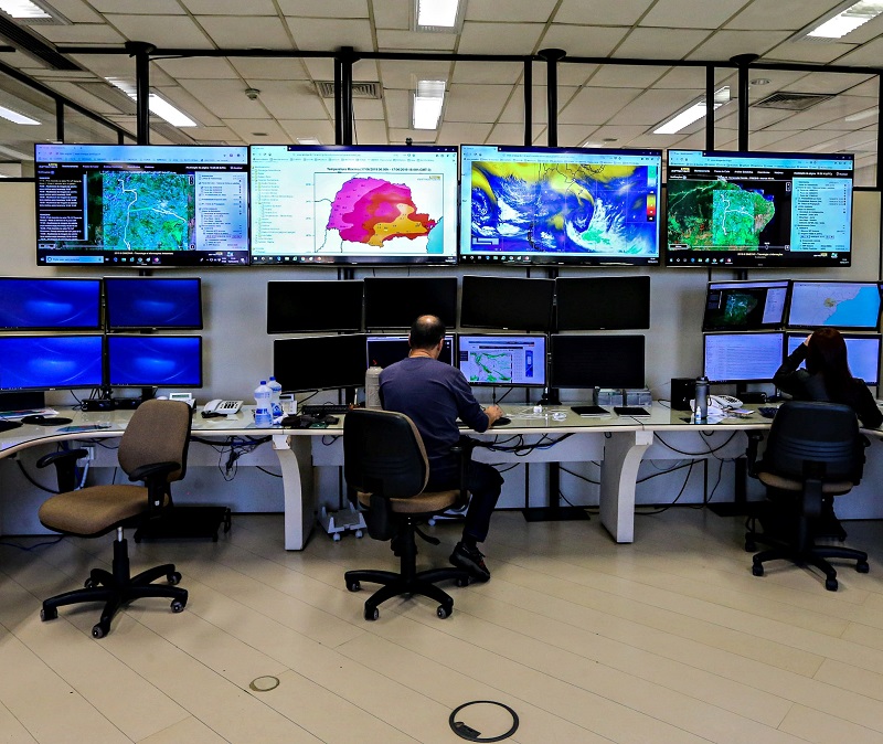 Sede do Sistema de Tecnologia e Monitoramento Ambiental do Paraná (Simepar), em Curitiba. Foto: Geraldo Bubniak/Agência Estadual de Notícias (AEN)
