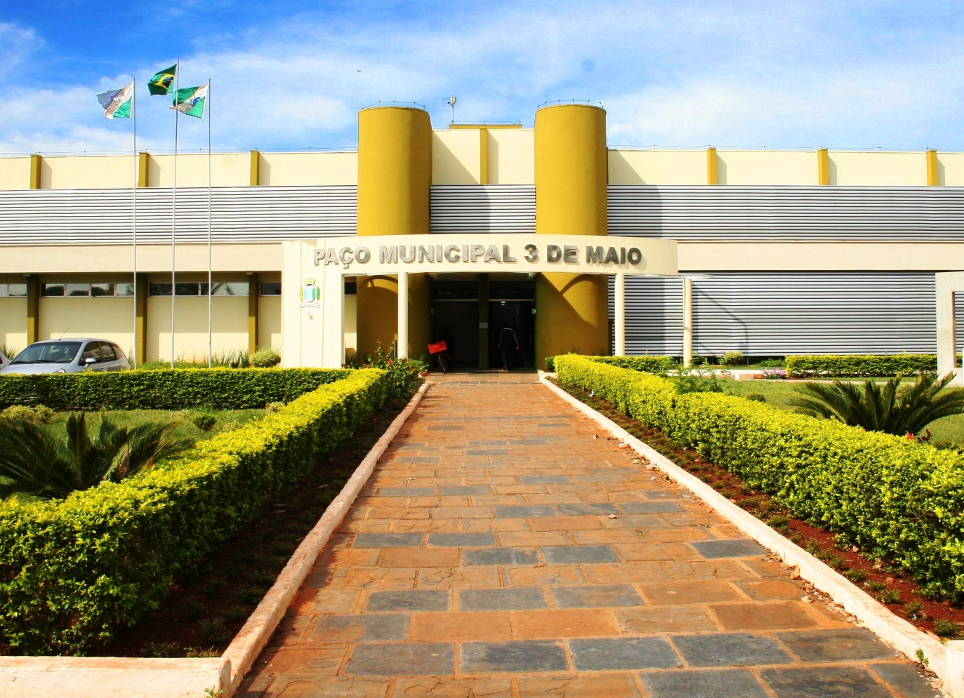 Prefeitura de Santa Terezinha de Itaipu, município da região Oeste do Paraná. Foto: Divulgação