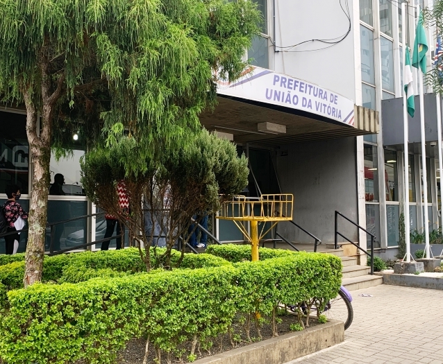 Prefeitura de União da Vitória, município da Região Sul do Paraná. Foto: Divulgação