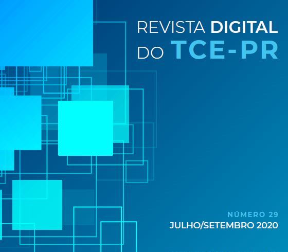 Capa da 29ª edição da Revista Digital do TCE-PR.