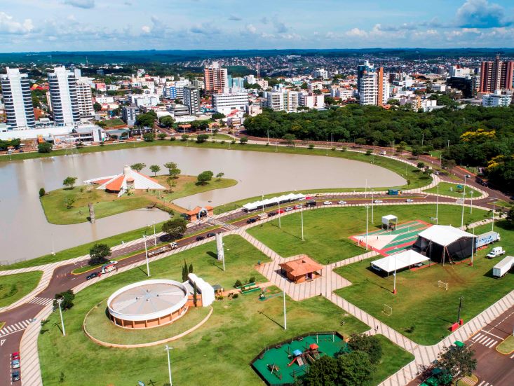 Vista da sede urbana de Toledo, município da Região Oeste do Paraná. Foto: Prefeitura de Toledo/Divulgação